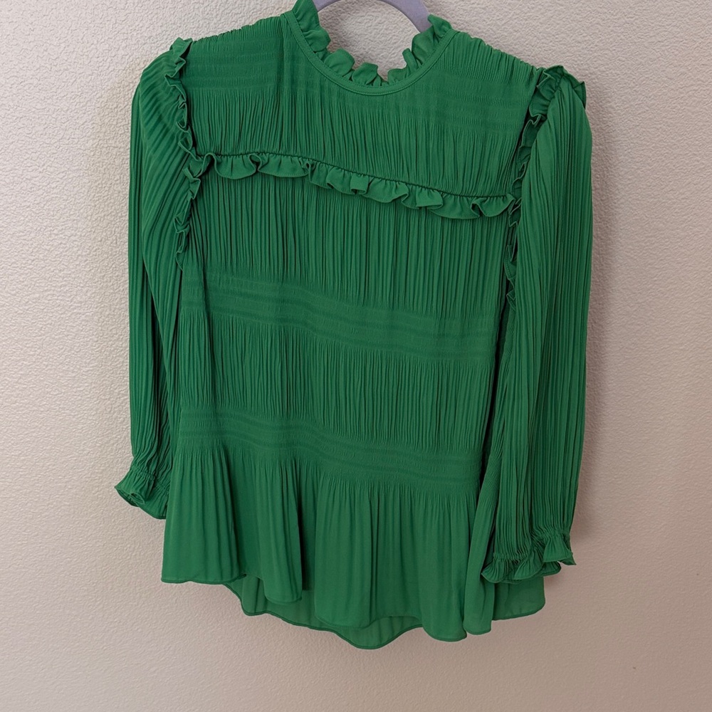 Ted Baker Emerald Pleated Blouse